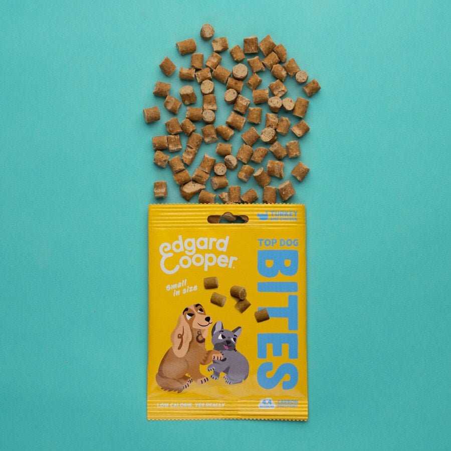 50 g Edgard y Cooper Snacks Mini de Peru e Frango para c&atilde;es, , large Imagem n&uacute;mero 2